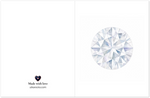 Diamond Birthstone Greeting Cards, Pack of 10 | Ulka Rocks