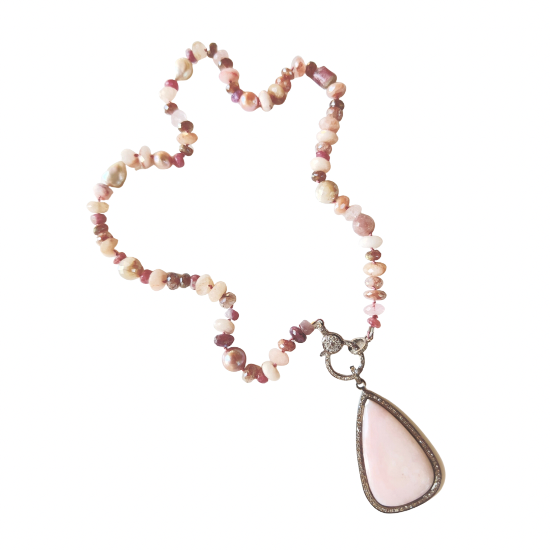 Instagram: Pink Party Necklace and Pink Pink Opal Pendant | Ulka Rocks