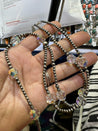 Navajo Sterling Silver Pearl Necklaces with Swarovski Gems