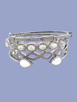Diamond Bracelet in Sterling Silver | Ulka Rocks