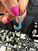 Raina - J Pendant and Silver Pendants | Ulka Rocks