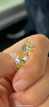Custom Order (4-6 Weeks) - Sliced Diamond Ring (Stephanie)
