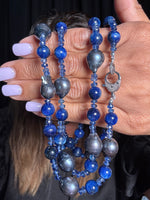 36" Kyanite Baroque Purple Pearl Necklace | Ulka Rocks
