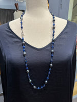 36" Kyanite Baroque Purple Pearl Necklace | Ulka Rocks