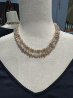 36" Polished Clear Moonstone Necklace | Ulka Rocks