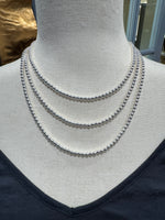 16"-20" Sterling Silver Ball Chain Necklace | Ulka Rocks