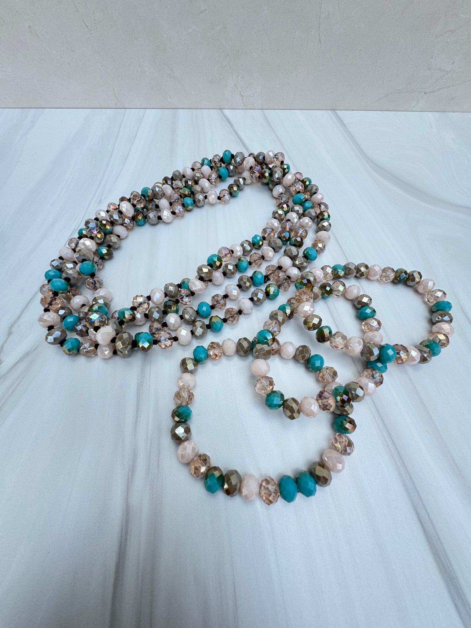 Mystery Bag of Necklace with 3 Matching Bracelets | Ulka Rocks