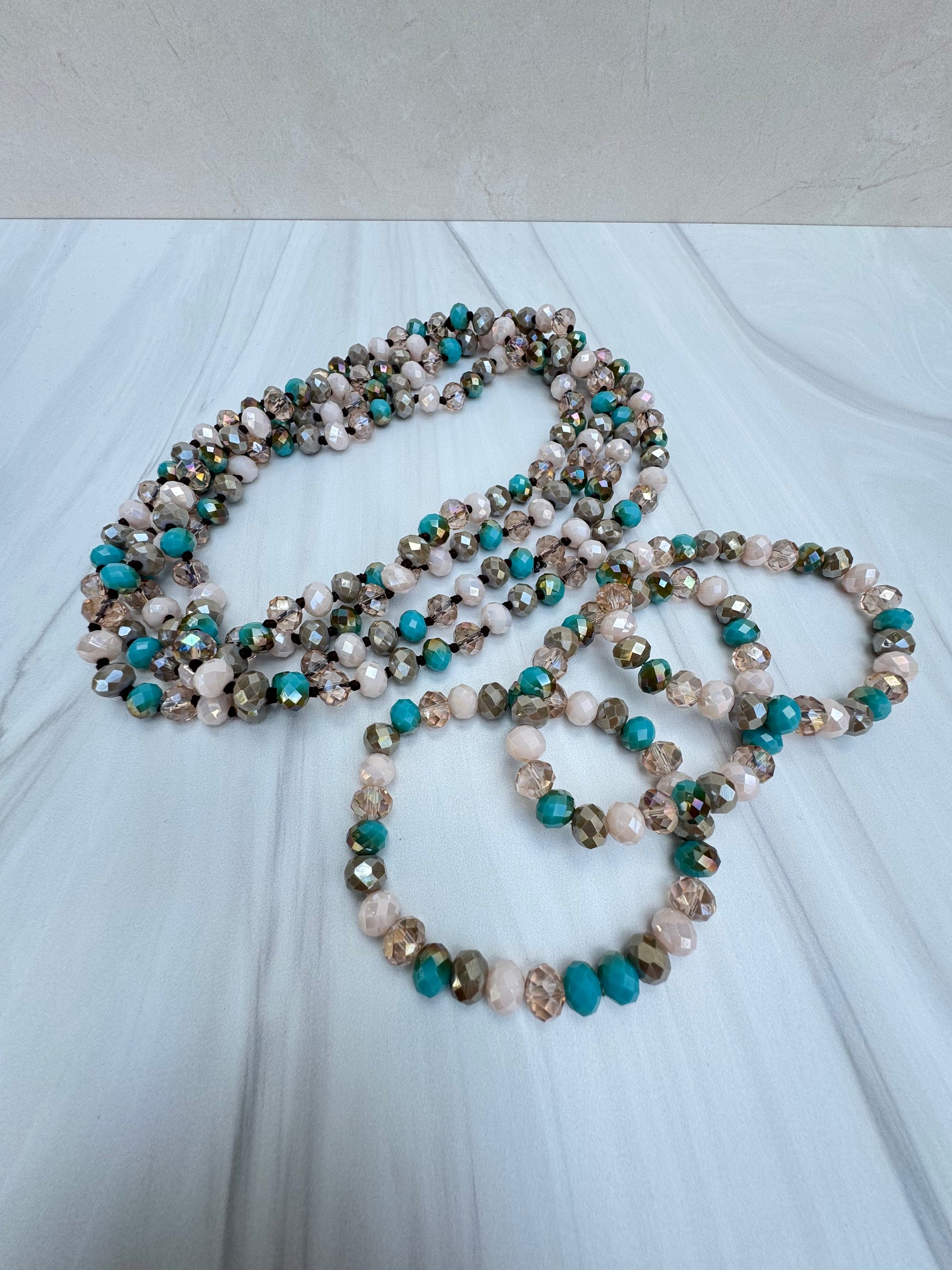 Mystery Bag of Necklace with 3 Matching Bracelets | Ulka Rocks