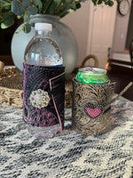Mystery Bag of 2 Leather Koozies | Ulka Rocks