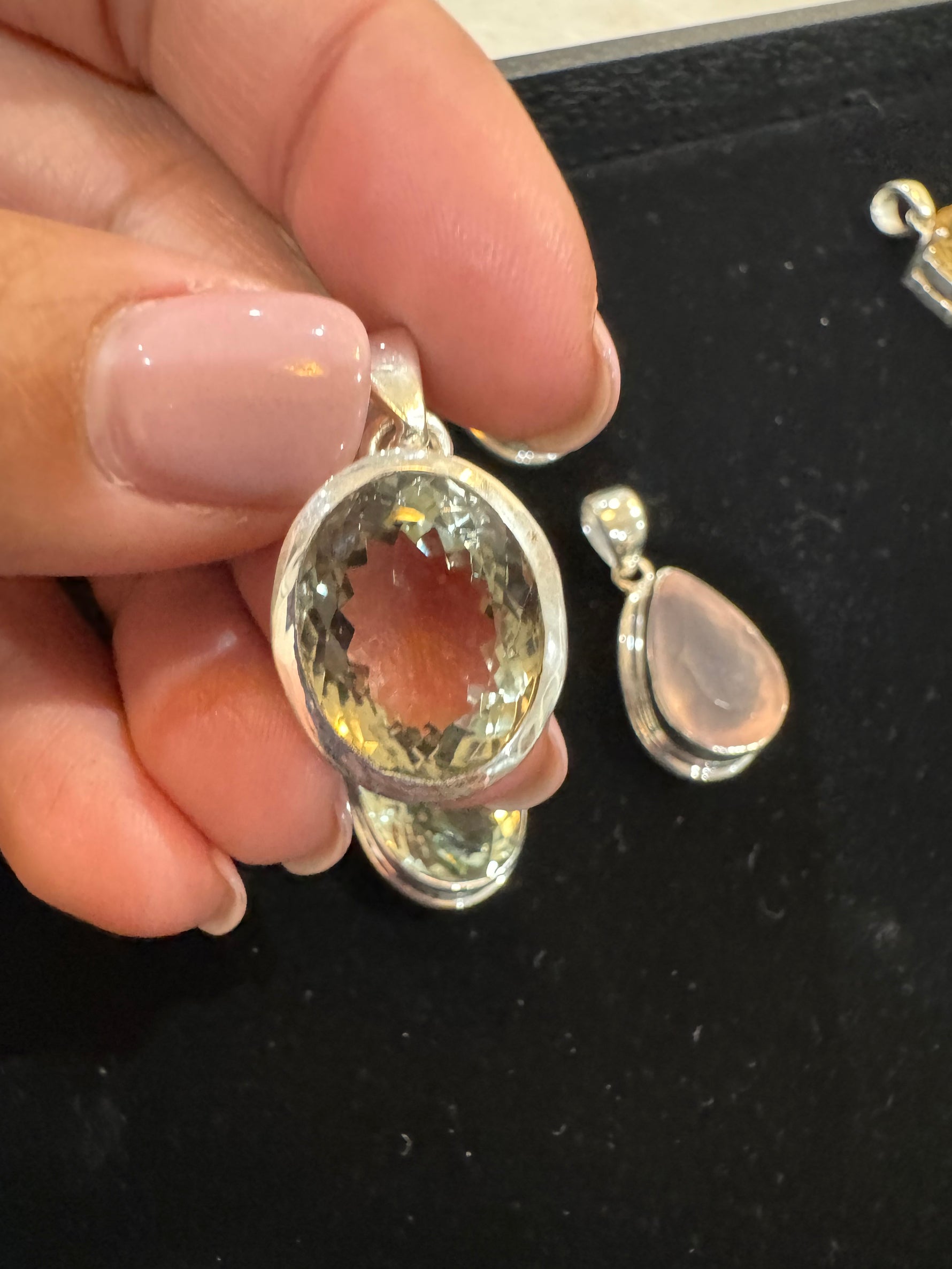 Sterling Silver Gemstone Pendants | Ulka Rocks
