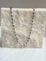 Wire-wrapped White Moonstone Necklace with Moonstone Accents | Ulka Rocks