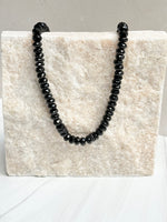 Black Black Spinel Necklace with Black Spinel Accents | Ulka Rocks
