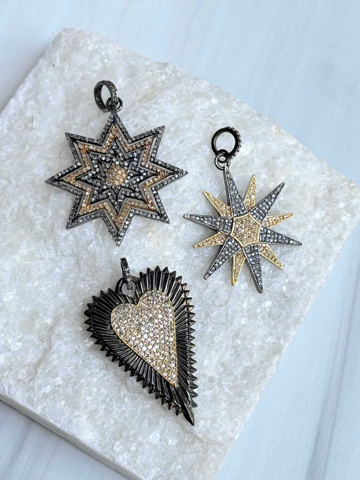 Mixed Metal Pendants | Ulka Rocks