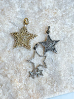 Diamond & Cz Gold-plated Pendant | Ulka Rocks