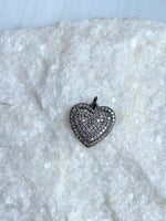 Small Diamond Heart Pendant | Ulka Rocks