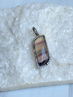 Fluorite & Diamond Sterling Silver Pendant | Ulka Rocks