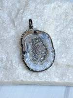 Druzy Diamond Pendant | Ulka Rocks