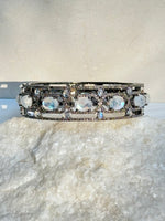 Moonstone and Diamond Bracelet | Ulka Rocks