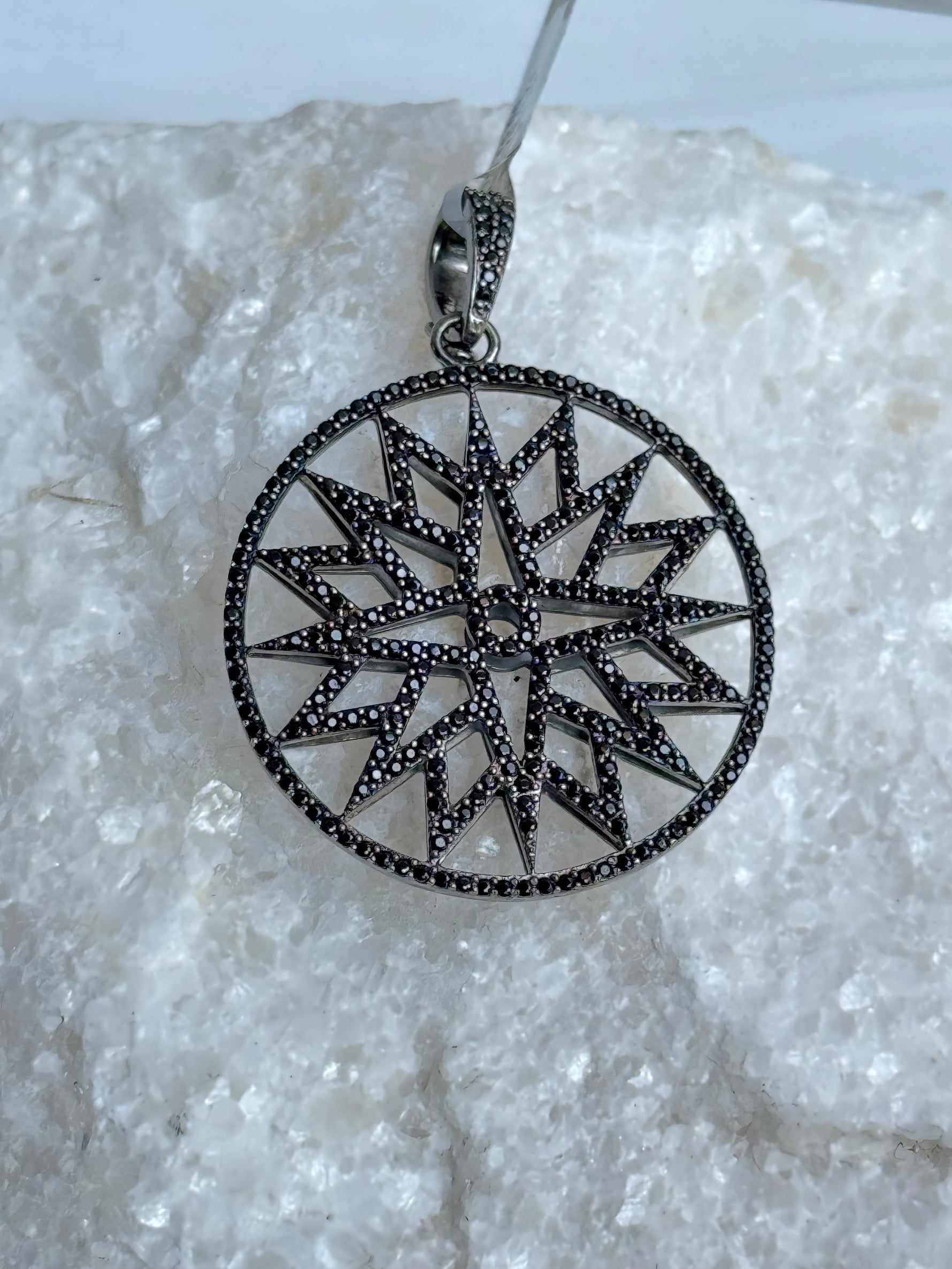 Black Black Spinel Pendant | Ulka Rocks