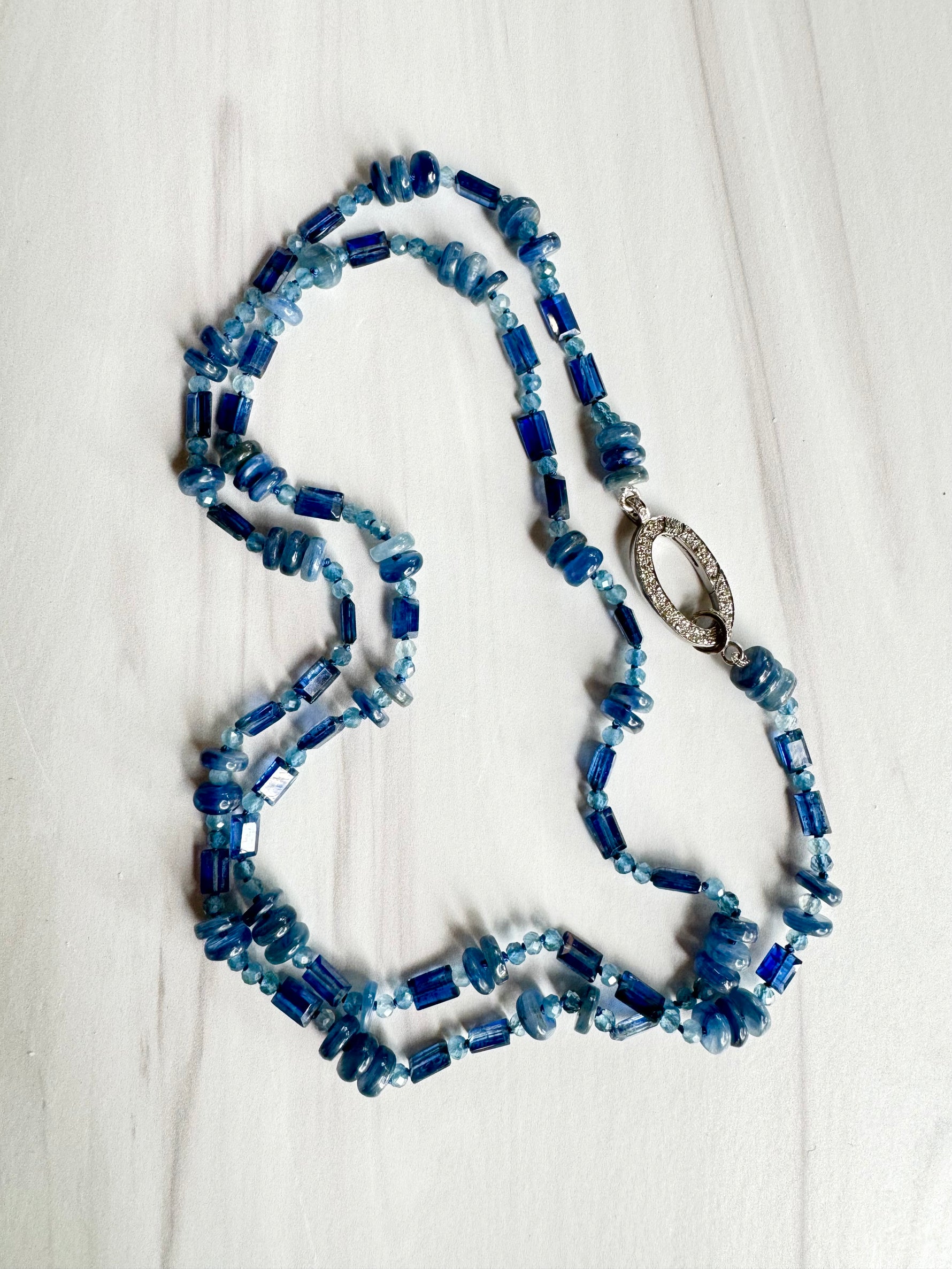 Instagram - Blue Kyanite Necklace | Ulka Rocks