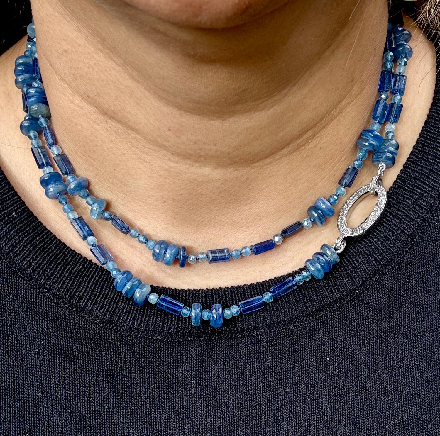 Instagram - Blue Kyanite Necklace | Ulka Rocks
