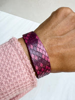 Leather Bracelet - Pink | Ulka Rocks