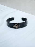 Leather Bracelet Bee Cuff | Ulka Rocks
