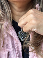 Silver Green Labradorite Pendant | Ulka Rocks
