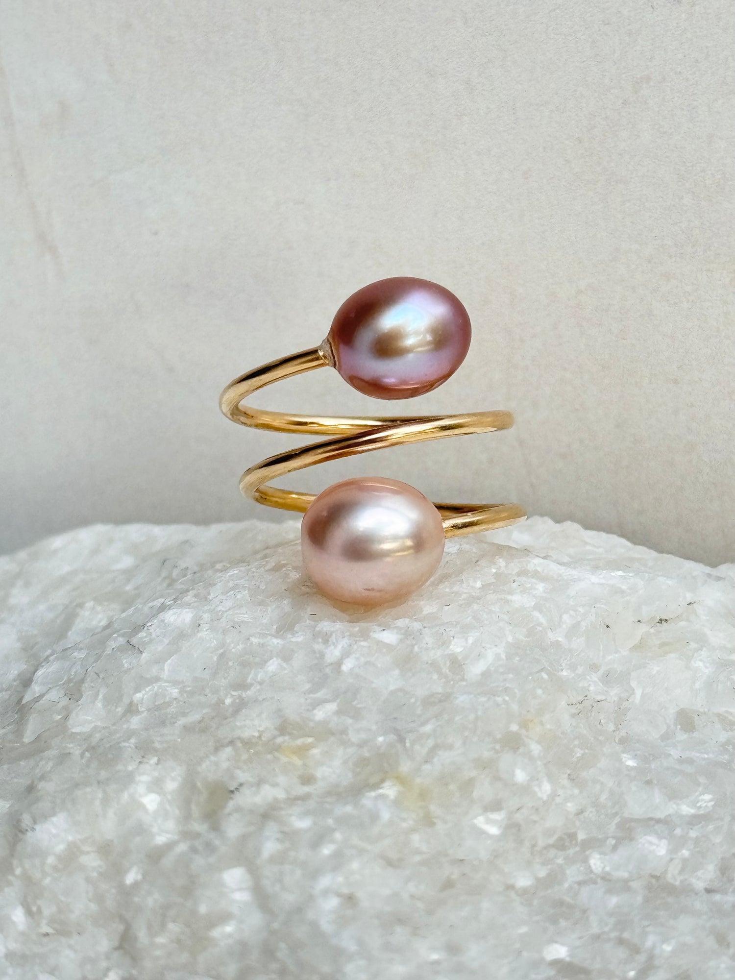Pink Edison Pink Pearl Ring | Ulka Rocks