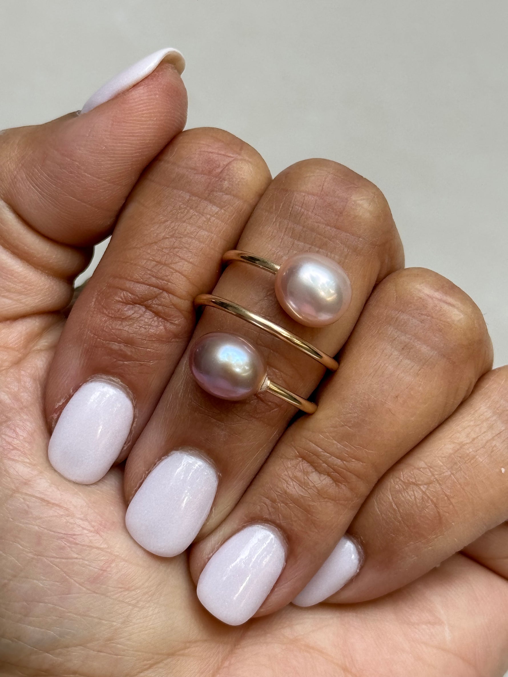 Pink Edison Pink Pearl Ring | Ulka Rocks