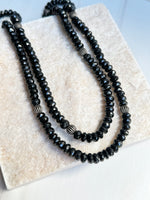 Black Black Spinel Necklace | Ulka Rocks