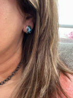 Natural Gemstone Sterling Silver Stud Earrings | Ulka Rocks