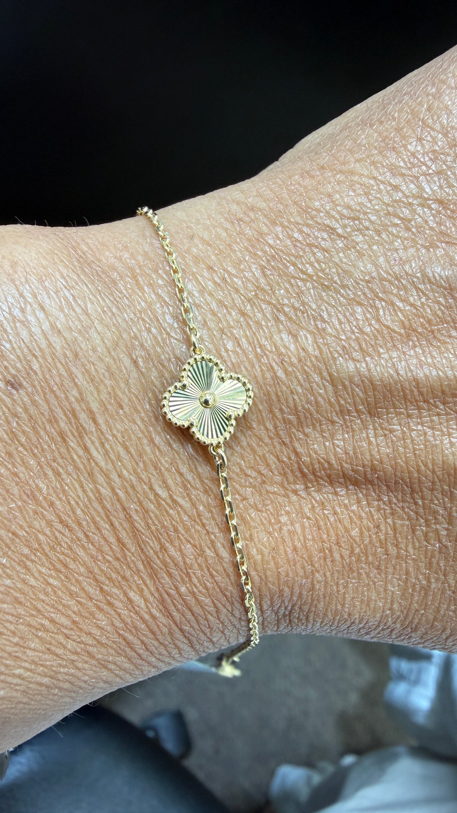 14k Yellow Gold Bracelet 6.5-7 inches