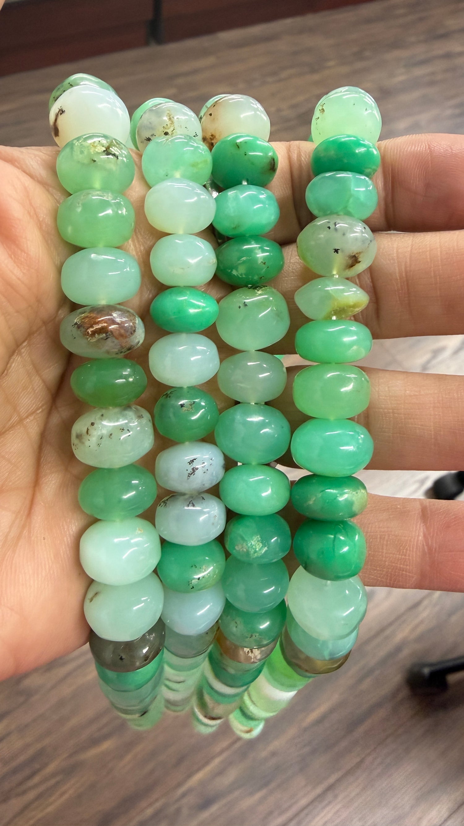 Chrysoprase Custom Designed Beaded Necklace