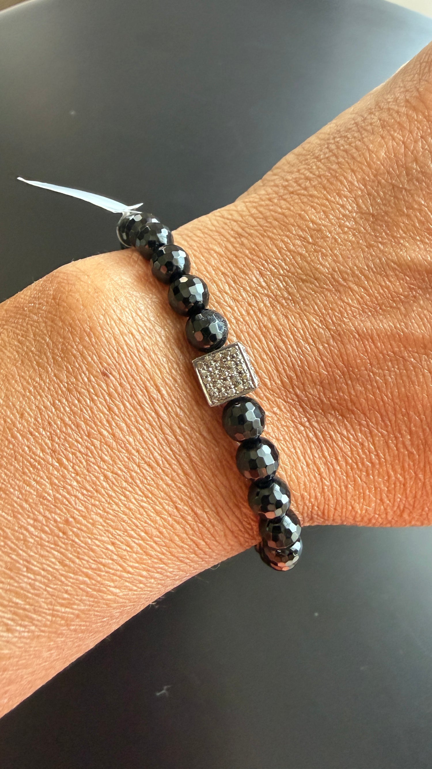 Bracelet With Black Spinel