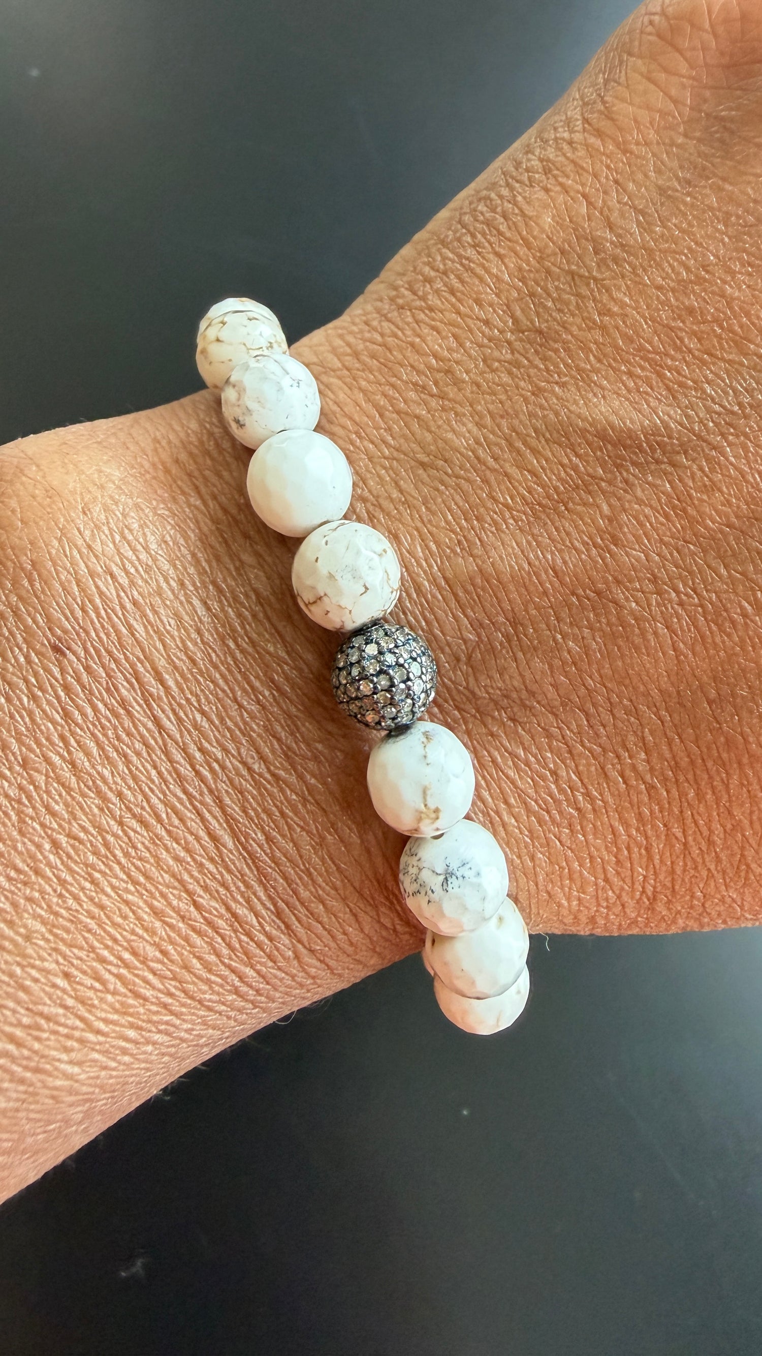 Sterling Silver Bracelet With Agate