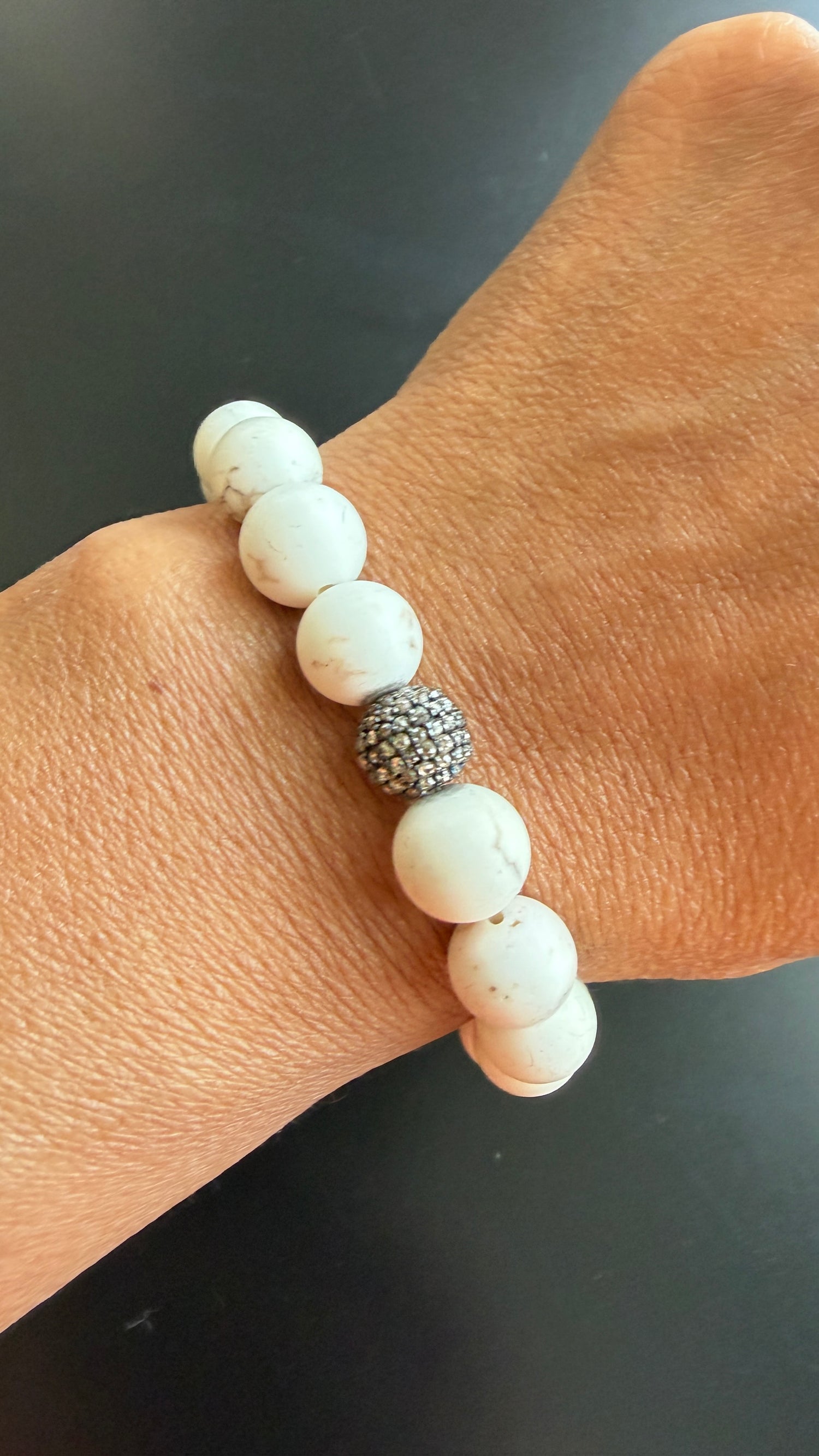 Sterling Silver Bracelet With Agate