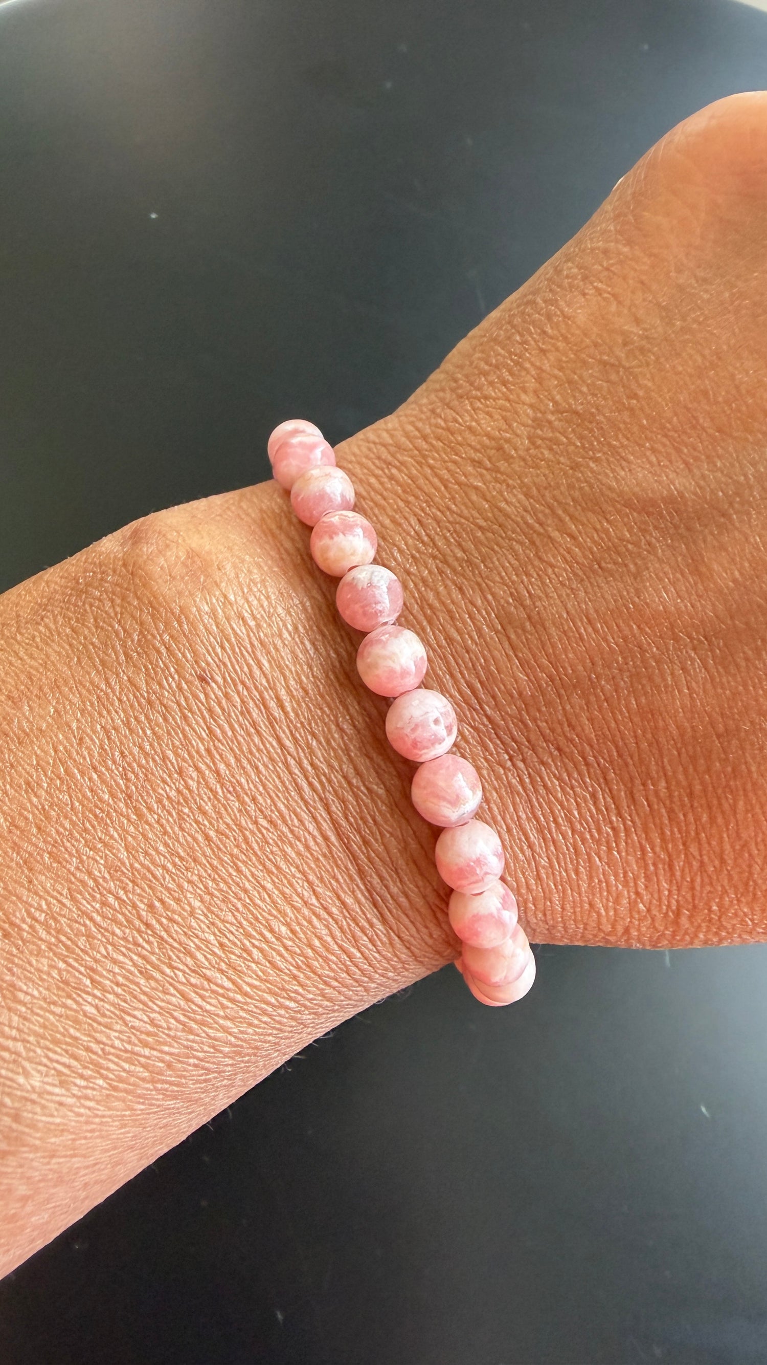 Bracelet With Rhodochrosite