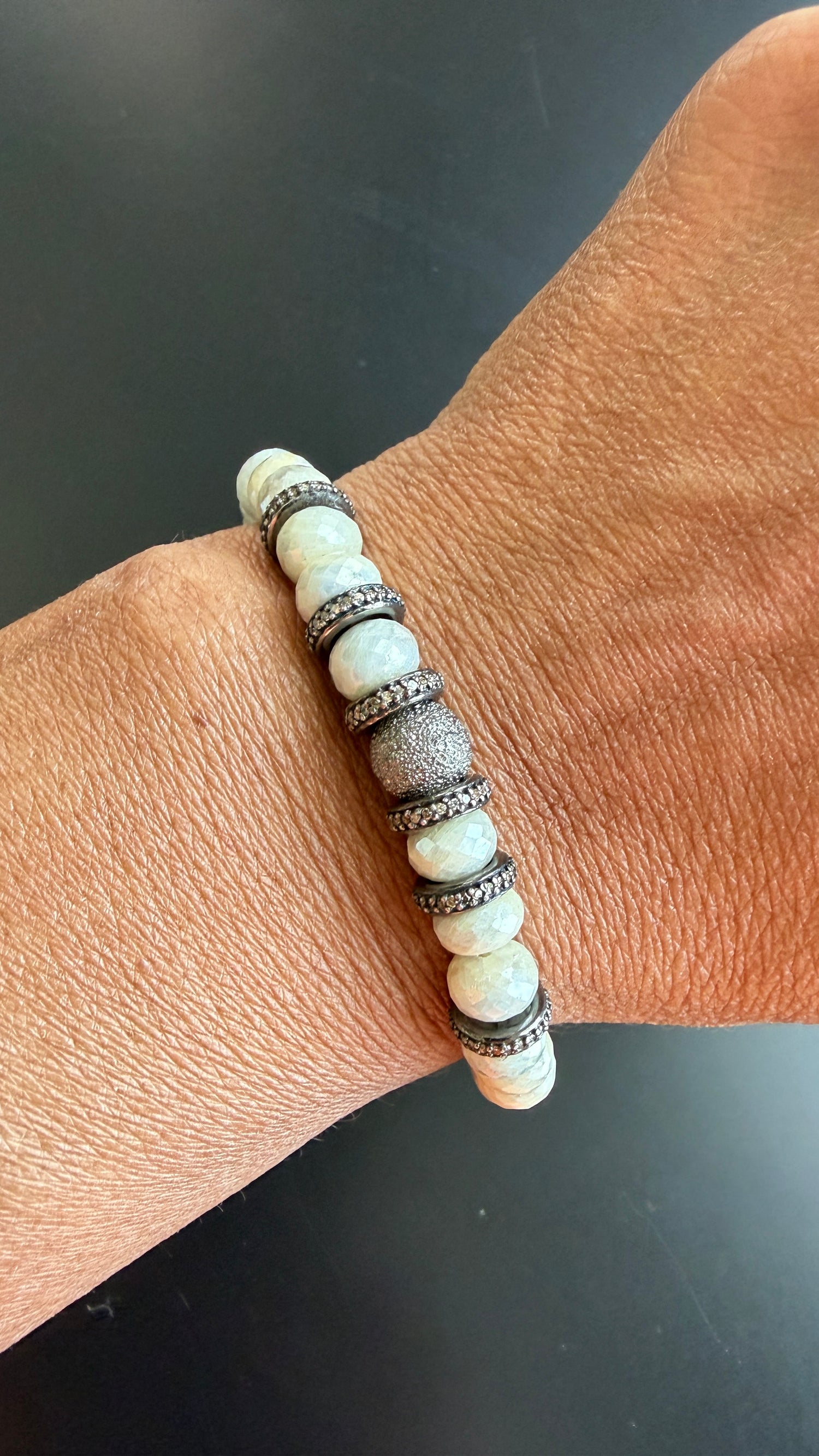 Sterling Silver Bracelet With Silverite