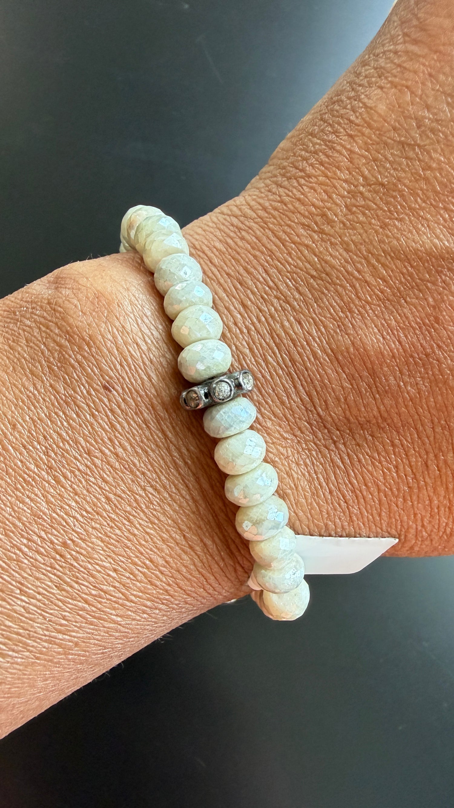 Sterling Silver Bracelet With Silverite