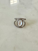 Blue Moonstone Diamond Ring | Ulka Rocks