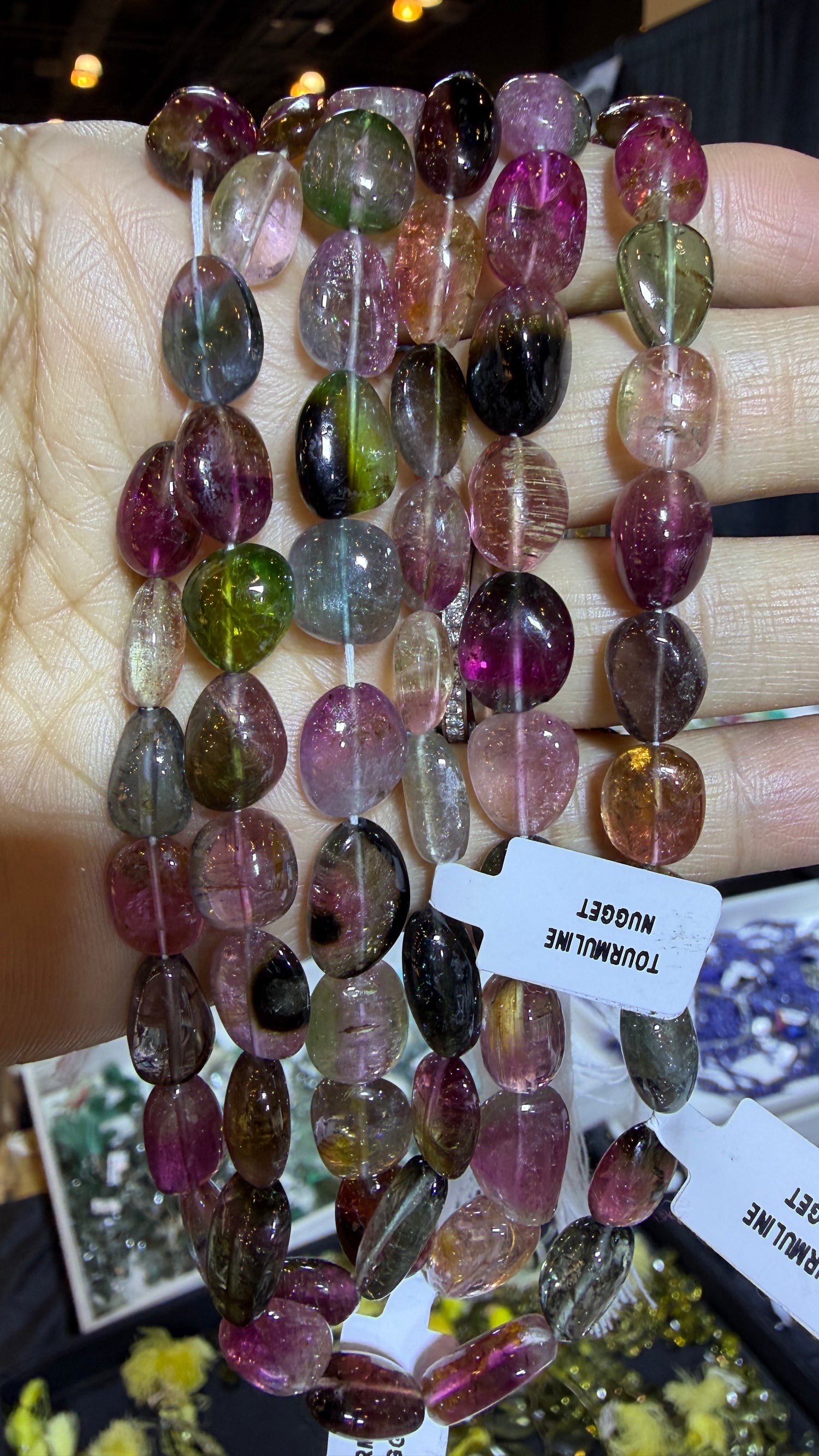 Tourmaline Beads 16 inches