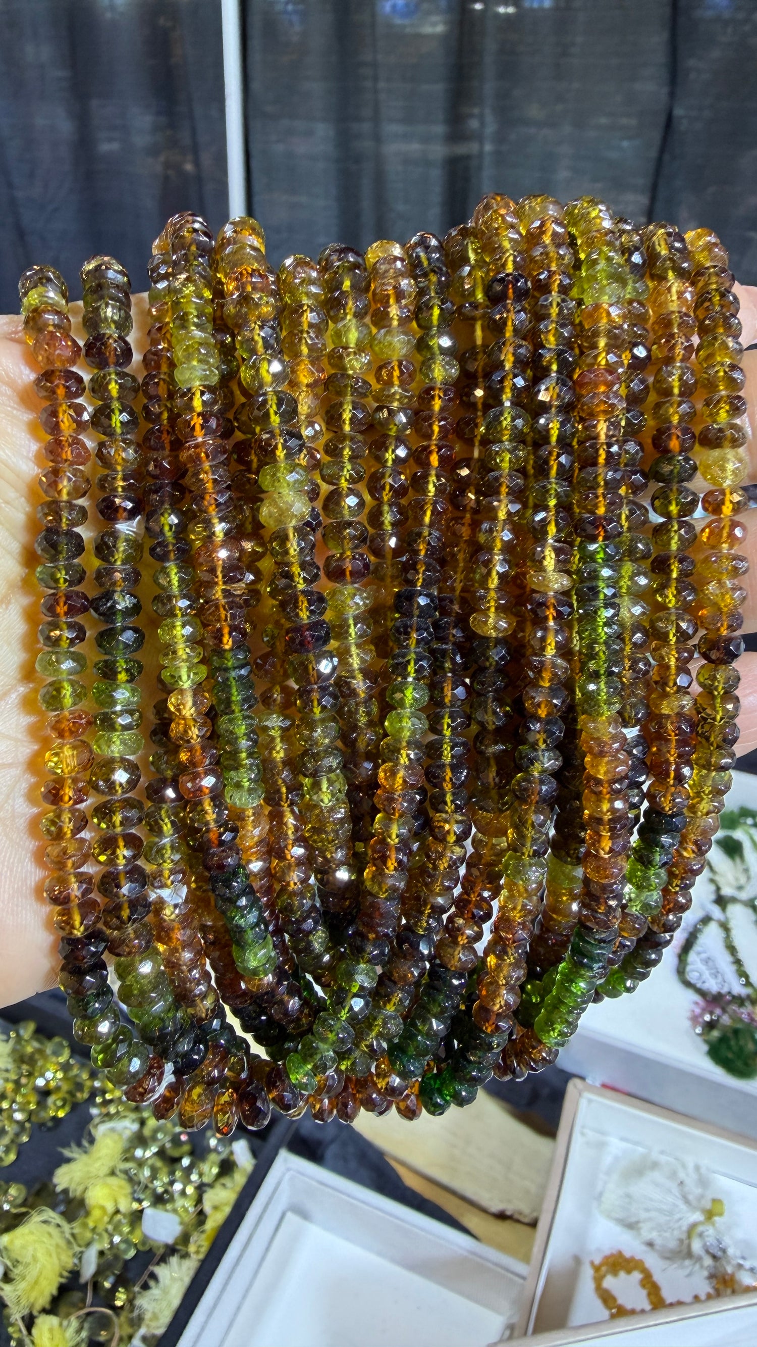 Tourmaline Beads 16 inches