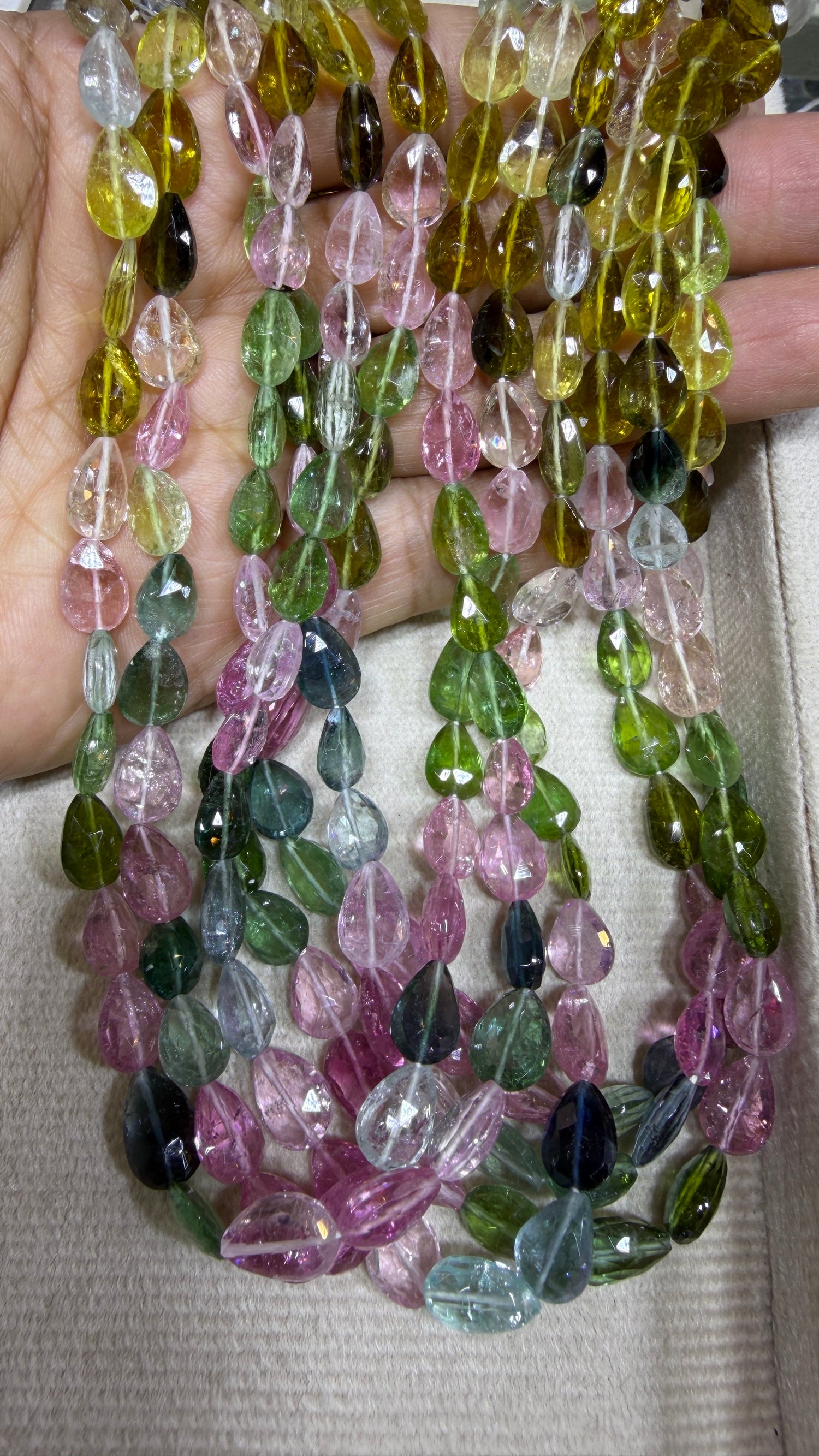 Tourmaline Beads 16 inches