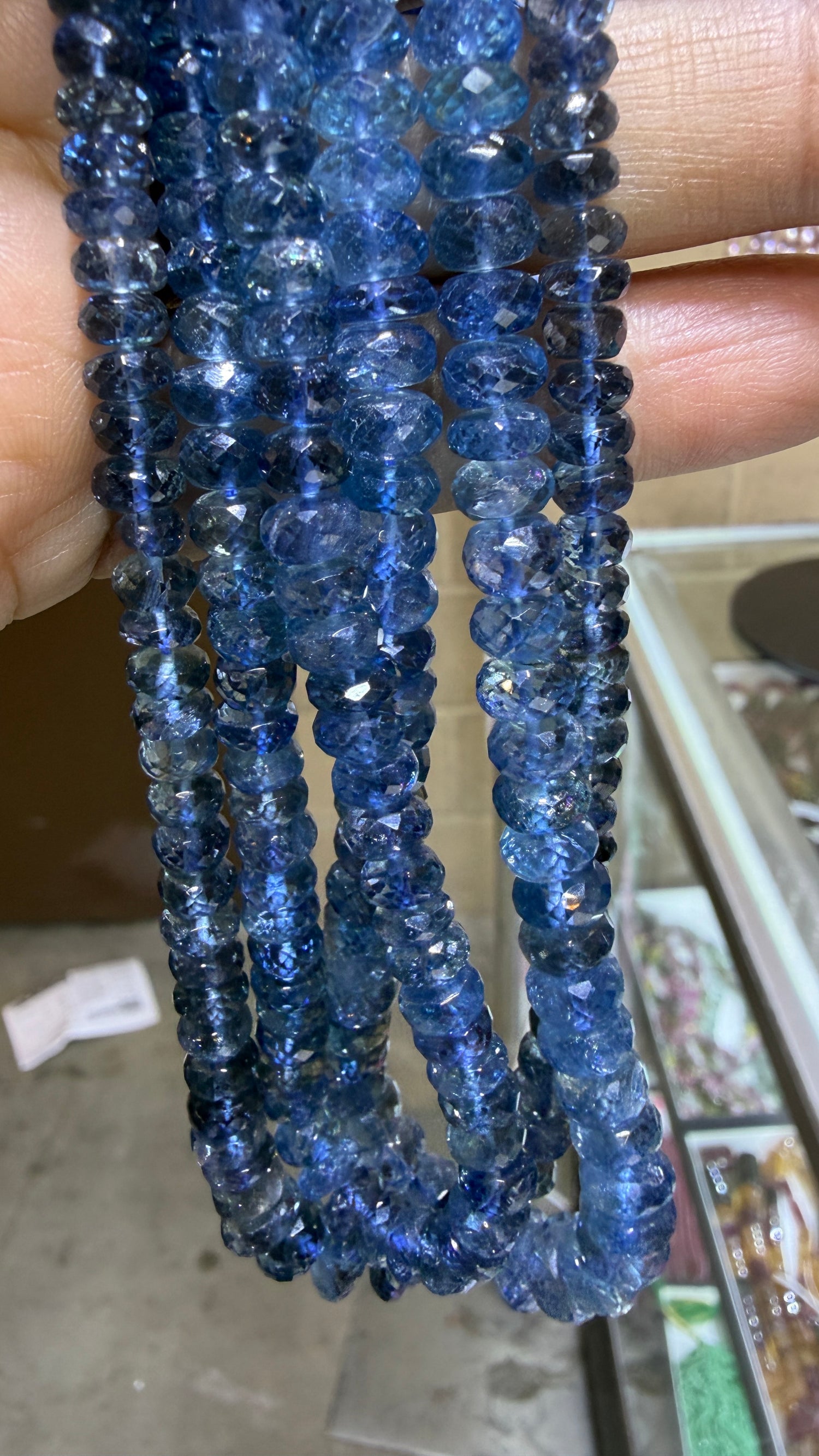 Aquamarine Beads 16 inches