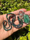 Instagram : collier d'opale noire avec options de pendentif