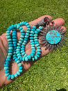 Instagram: Iron Mountain Turquoise Necklace with Pendant Options