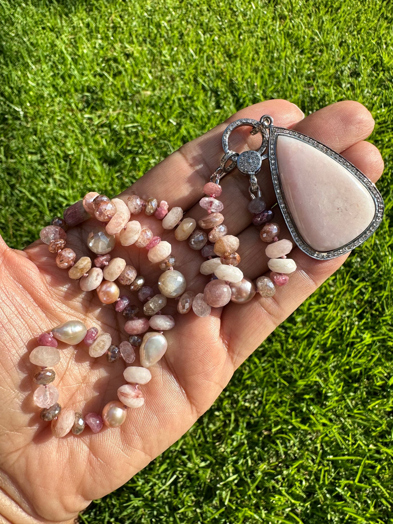 Instagram: Pink Party Necklace and Pink Pink Opal Pendant | Ulka Rocks