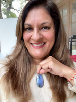 Lavender Moss Purple Agate Diamond Pendant | Ulka Rocks