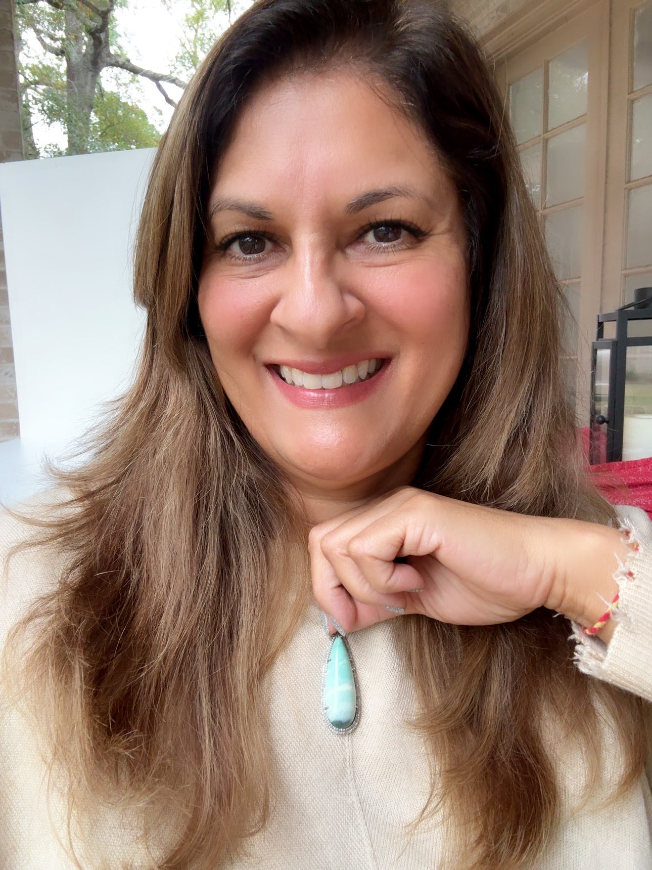 Light Green Green Opal Diamond Pendant | Ulka Rocks